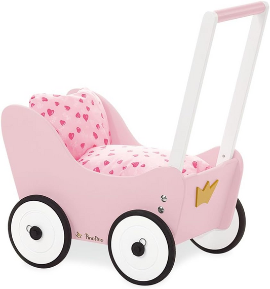 PINOLINO Prinses Lea houten poppenwagen 35 x 55 x 58 cm