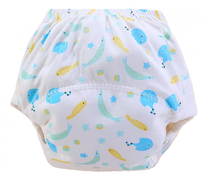 Qianquhui Children's Dinosaur Training Underwear, Size 100
