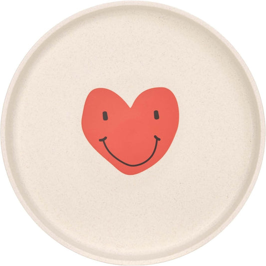 LASSIG Happy Heart plato sin plástico ni celulosa 17,8 cm