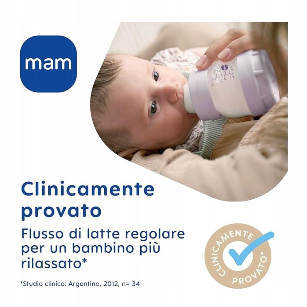 MAM Easy Start butelka antykolkowa x2 160ml 0+