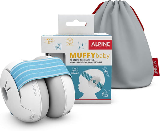 ALPINE Muffy Protecție auditivă pentru copii 0-36 luni 23db + husă