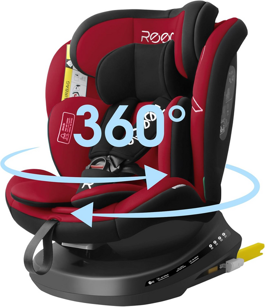 REECLE i-Size otočná autosedačka o 360° 0-12 rokov 40-150cm