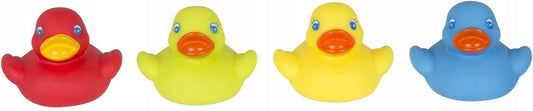PLAYGRO Bright Baby Duckies gumijaste račkice za kopanje 6 m+ 4 kosi