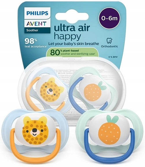 PHILIPS AVENT Ultra Air Happy cumik, 2 db 0–6 hónap