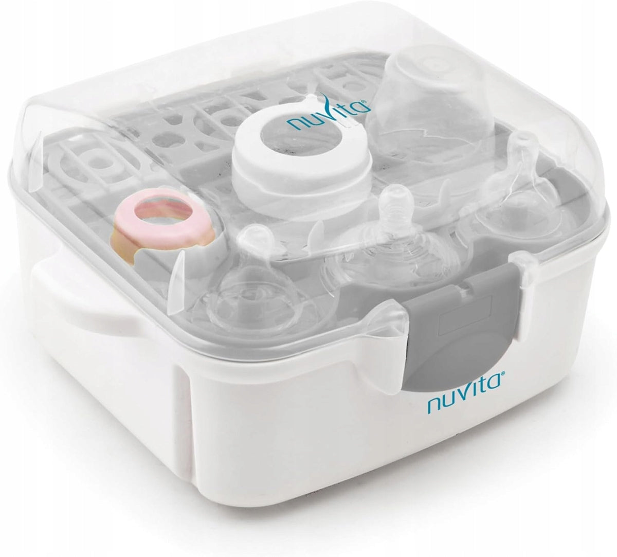 NUVITA 1085 mikrovalovni sterilizator za 3 stekleničke in dodatke