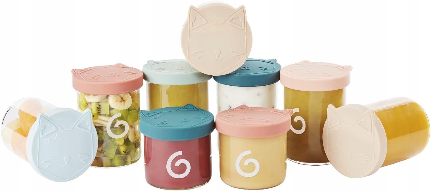 BABYMOOV ISY BOWLS SKLENENÉ nádoby 6x250 3x120