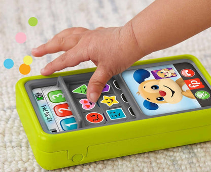 FISHER-PRICE interactiv SMARTFON 75 de cântece, fraze și sunete în LIMBA ENGLEZĂ