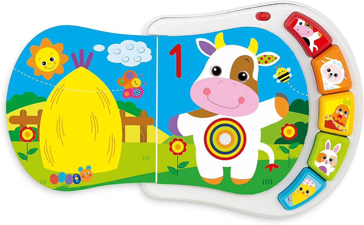 CHICCO Counting Farm elektronisk læringsbog 19 x 19,5 cm