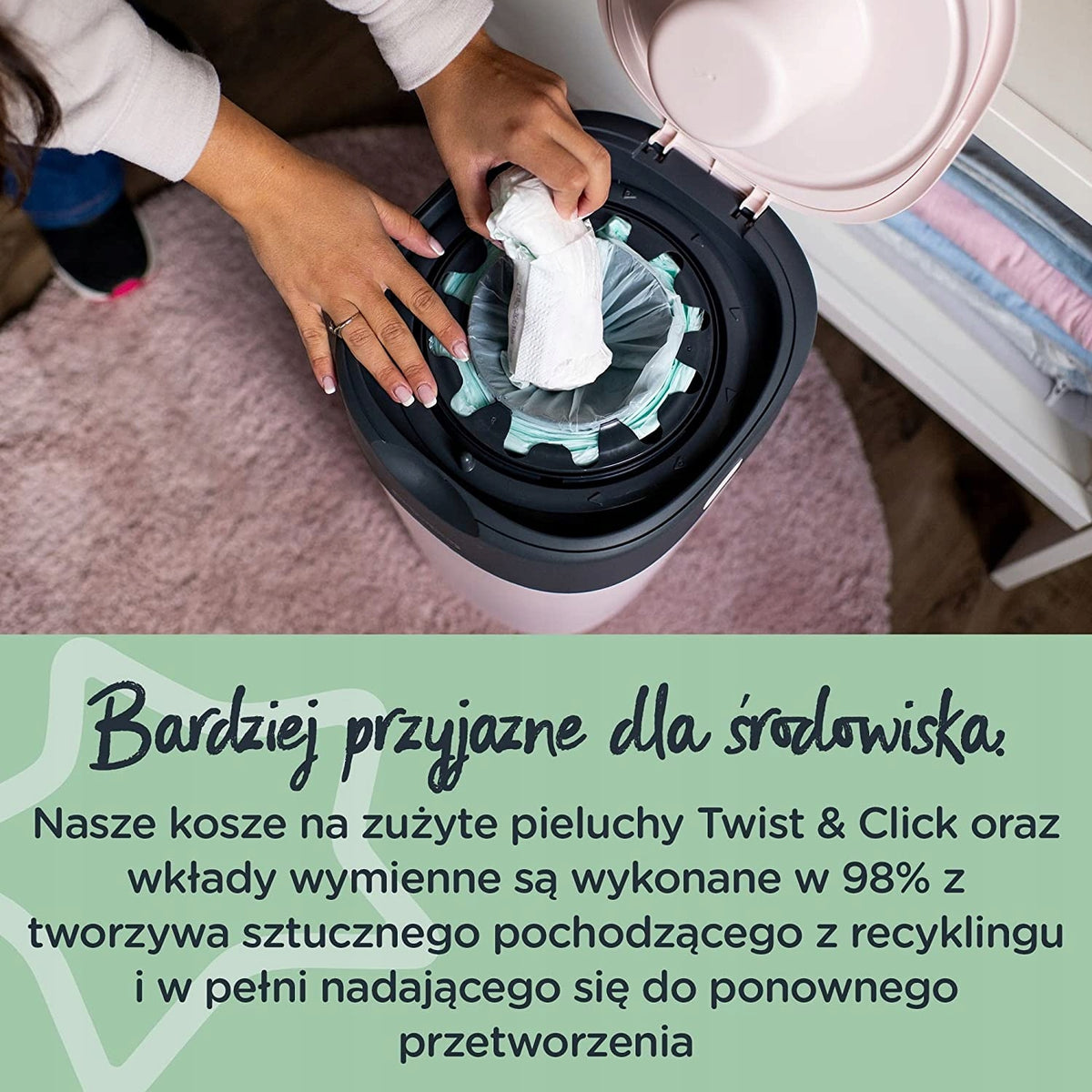 TOMMEE TIPPEE Twist&Click coș pentru scutece