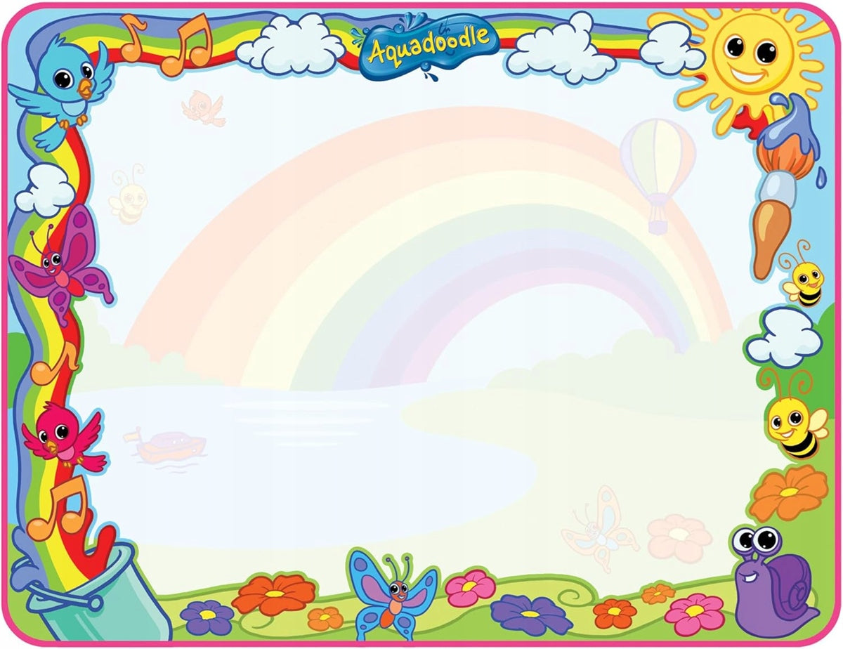 TOMY Aquadoodle Wassermalmatte und Zubehör 65 x 84 cm
