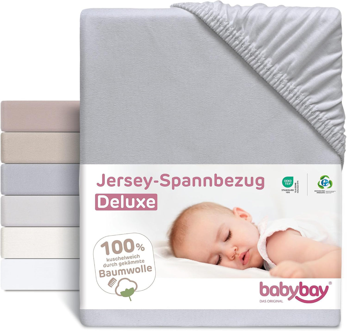 BABYBAY cearșaf cu elastic pentru Original 81x42 cm