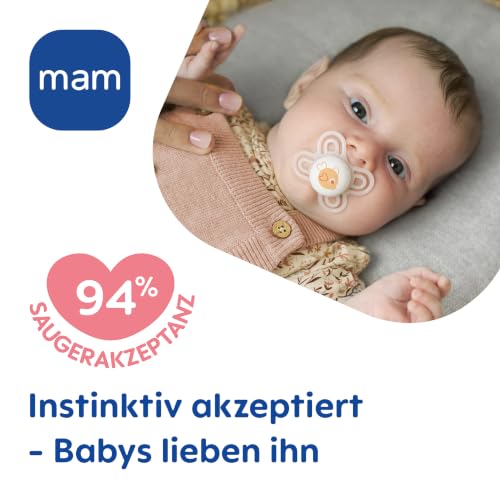 MAM Perfect Start πιπίλα σιλικόνης 0-2m x2