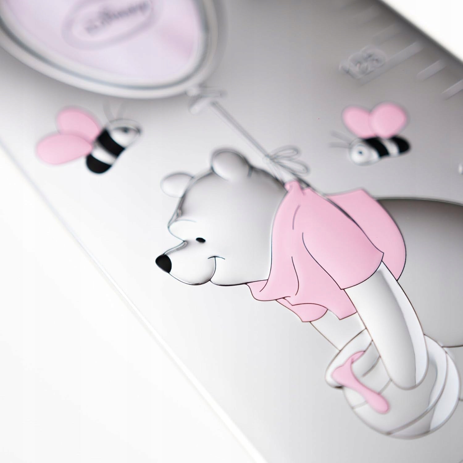 VALENTI Disney Winnie the Pooh bară de măsurare a înălțimii din argint și lemn, 140 cm