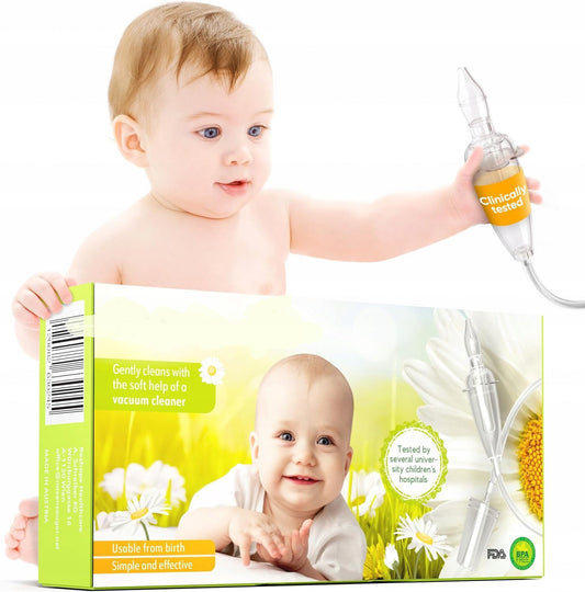 ARIANNA aspirator do odkurzacza głowica x2 szczoteczka, aspirator do nosa dla niemowląt, klinicznie testowany