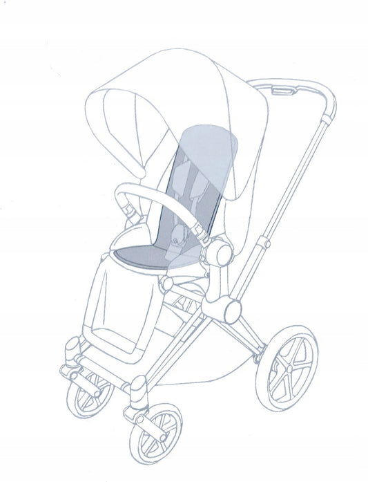 CYBEX PLATINUM wkładka do wózków oddychająca – zdjęcie produktu 2