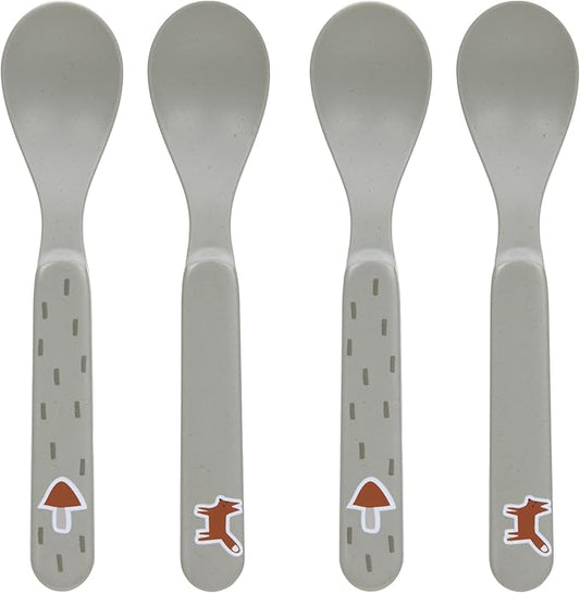 LASSIG lot de 4 cuillères pour bébé 6m+ Little Forest Fox