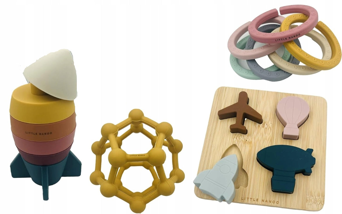 LITTLE NANOOsensory toy setage 6 m+multicoloureddimensions can be seen on one of the photosmaterials silicone