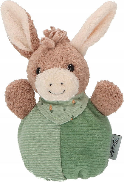 STERNTALER Emmilius szamár, zizegő papírral ellátott plüssjáték, 15 cm "N