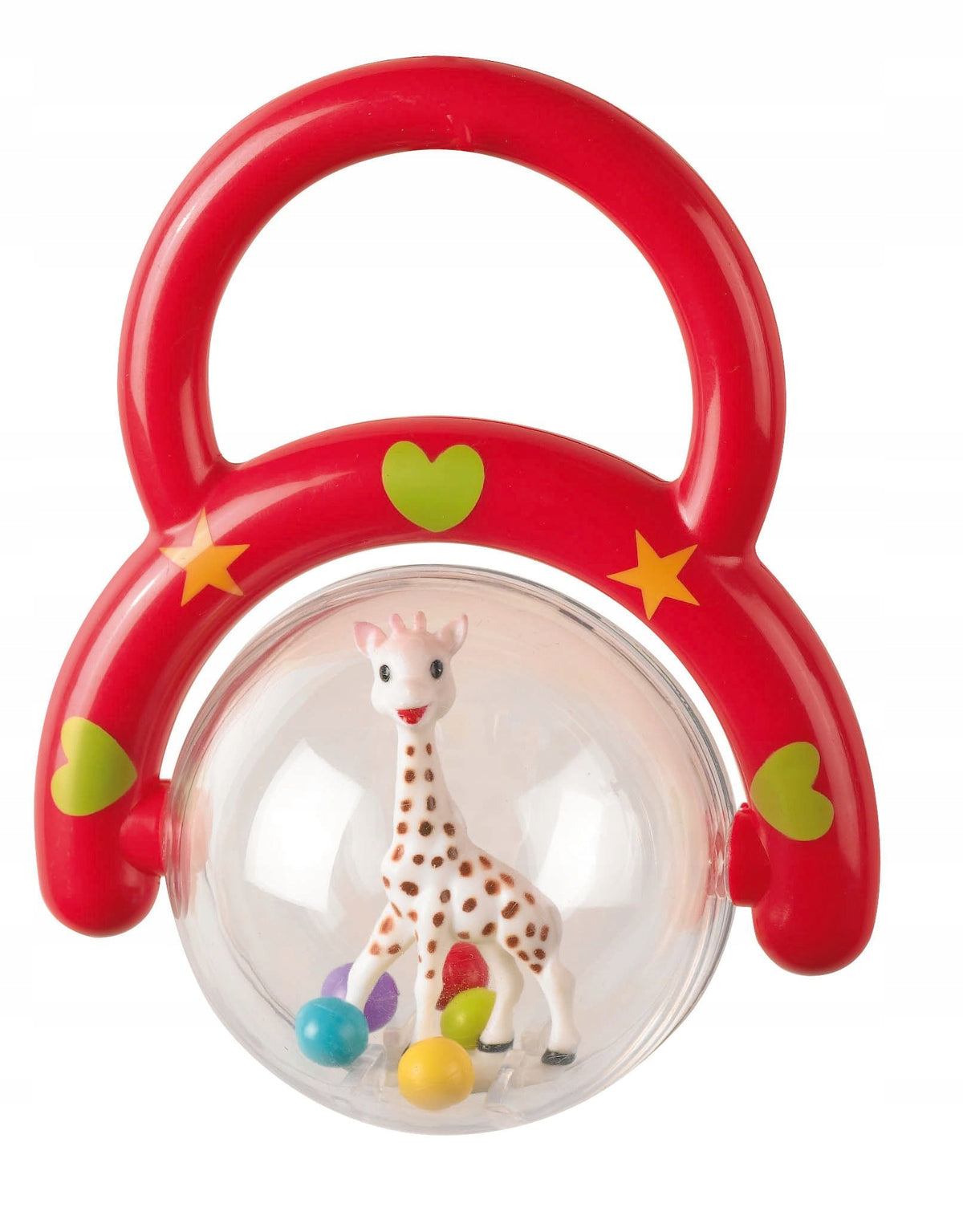 SOPHIE DIE GIRAFEE Babyset Beißring Naturrassel 3-tlg.