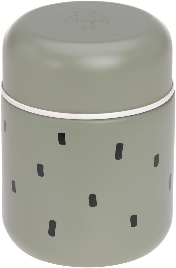 LASSIG Food Jar Happy Prints OCEĽOVÁ TERMOSKA NA JEDLO 350 ml