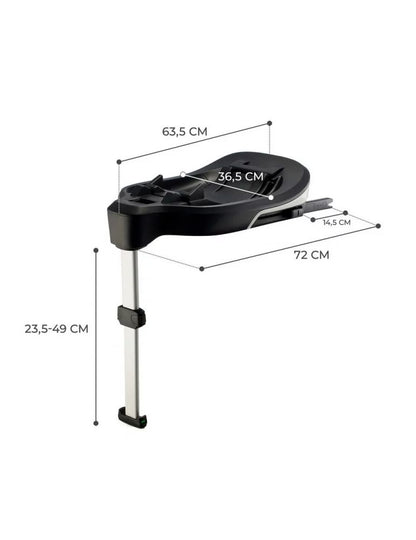 KINDERKRAFT bază ISOFIX CARE FX pentru scaunele i-Care i-Size