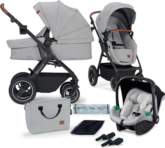 KINDERKRAFT B-TOUR passeggino multifunzione 3 in 1 fino a 22kg + seggiolino MINK PRO