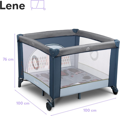 LIONELO FIE potovalna posteljica stajica 100x100cm DO 15KG