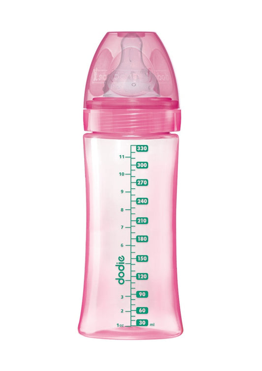 DODIE Flasche 330 ml, Sauger 3, schneller Durchfluss, ab 6 Monaten – Produktfoto 2