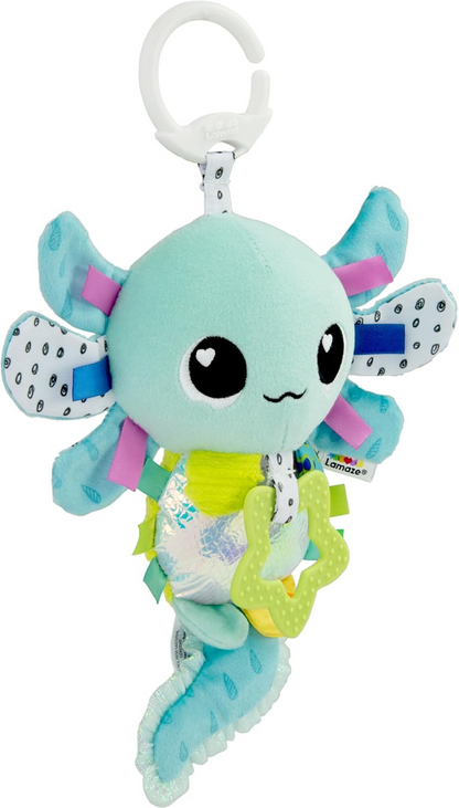 LAMAZE Kinderwagen- und Bettchen-Anhänger Alice Axolotl 30cm 0-6 Monate