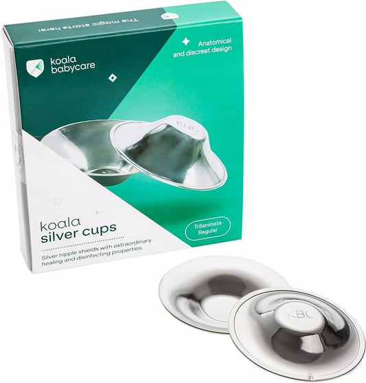 KOALA BABYCARE Stillhütchen aus Silber