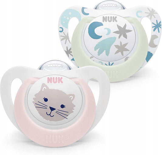 NUK STAR Day&Night cumlík x2 0–6 mesiacov