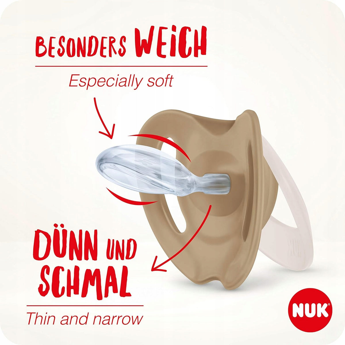 NUK Genius Color Schnuller x2 18 Monate+