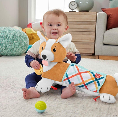 FISHER-PRICE HJW10 cățeluș pentru joaca pe burtică 29,2 x 43,2 cm