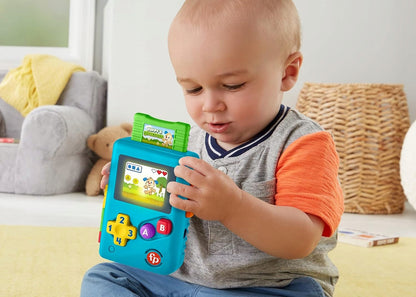FISHER-PRICE Lil Gamer interaktívna retro konzola NEMECKÝ JAZYK
