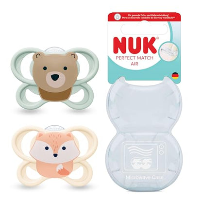 NUK Perfect Match Air suzete 0-6 luni x2