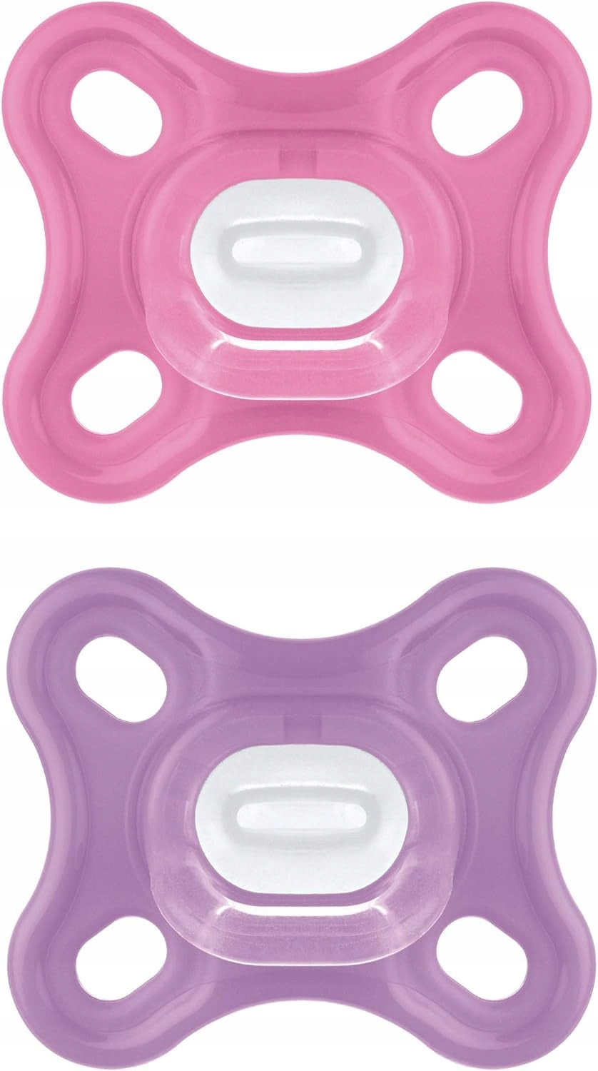 MAM COMFORT suzetă pentru prematuri și nou-născuți x2 0 luni+