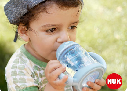 NUK Learner Cup CSŐRÖS POHÁR hőmérsékletjelzővel 150 ml 6 hó+