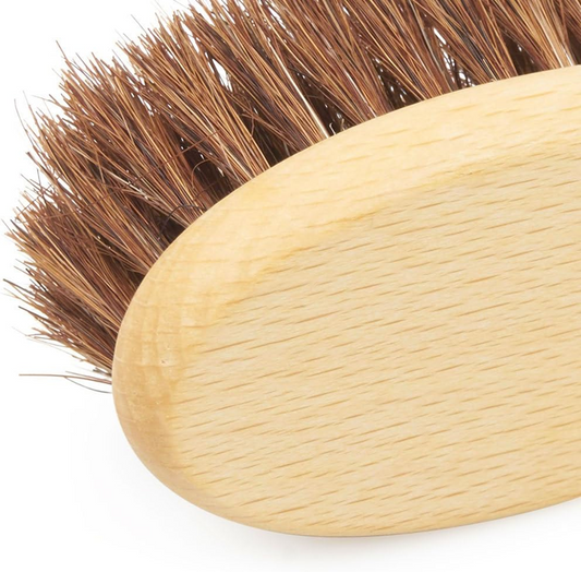 GRUNSPECHT houten haarborstel met paardenhaar 6 m+