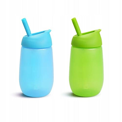 MUNCHKIN SIMPLE CLEAN kubek ze słomką x2 296ml 12msc+