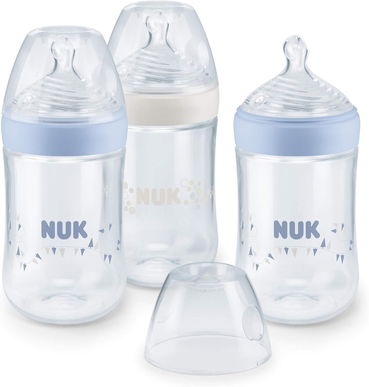 NUK Nature Sense zestaw butelek 3x, wiek 6-18 m