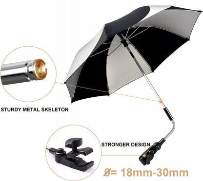 ZJ RIGHTO beschermparasol voor kinderwagen diameter 74 cm UV-stralen waterdicht