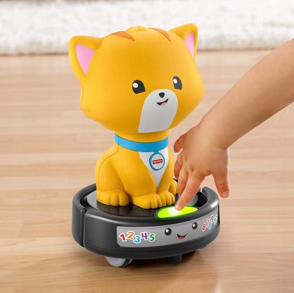 FISHER-PRICE GMX70 Katze auf Saugroboter Melodien und Lichter