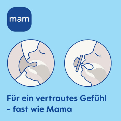 MAM Original silicone pacifiers 0–6m x4