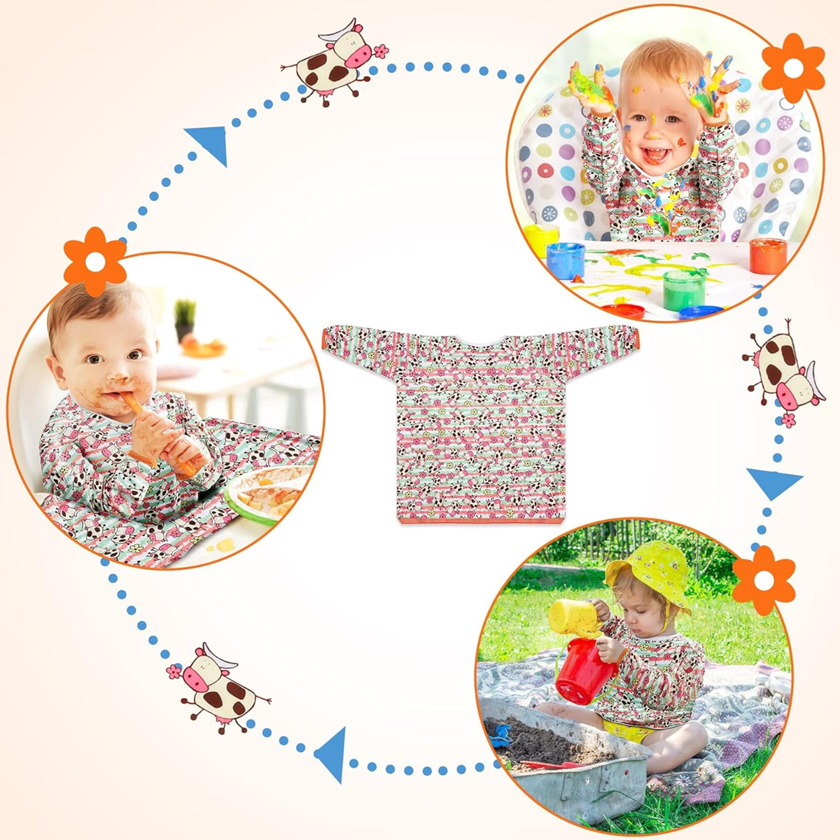 LENBEST Baby Bibs bib overall