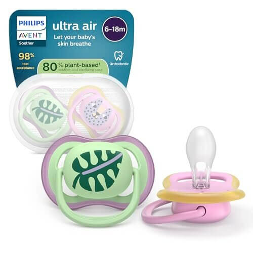 Philips Avent Ultra Air smoczki 6-18m x2 — zdjęcie 1
