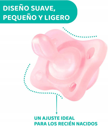 CHICCO PhysioForma smoczek x2 2-6m MINI SOFT