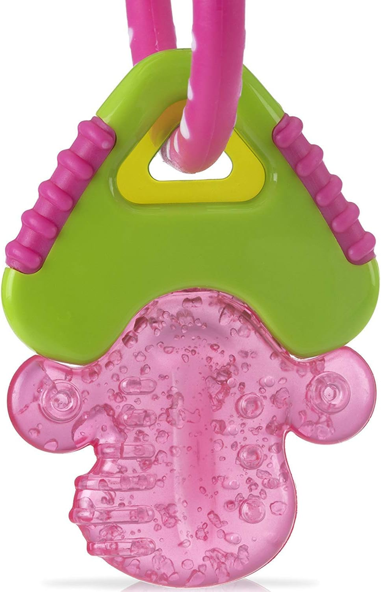 NUBY IcyBite massaggiagengive in silicone refrigerante 9 x 14 cm CHIAVI
