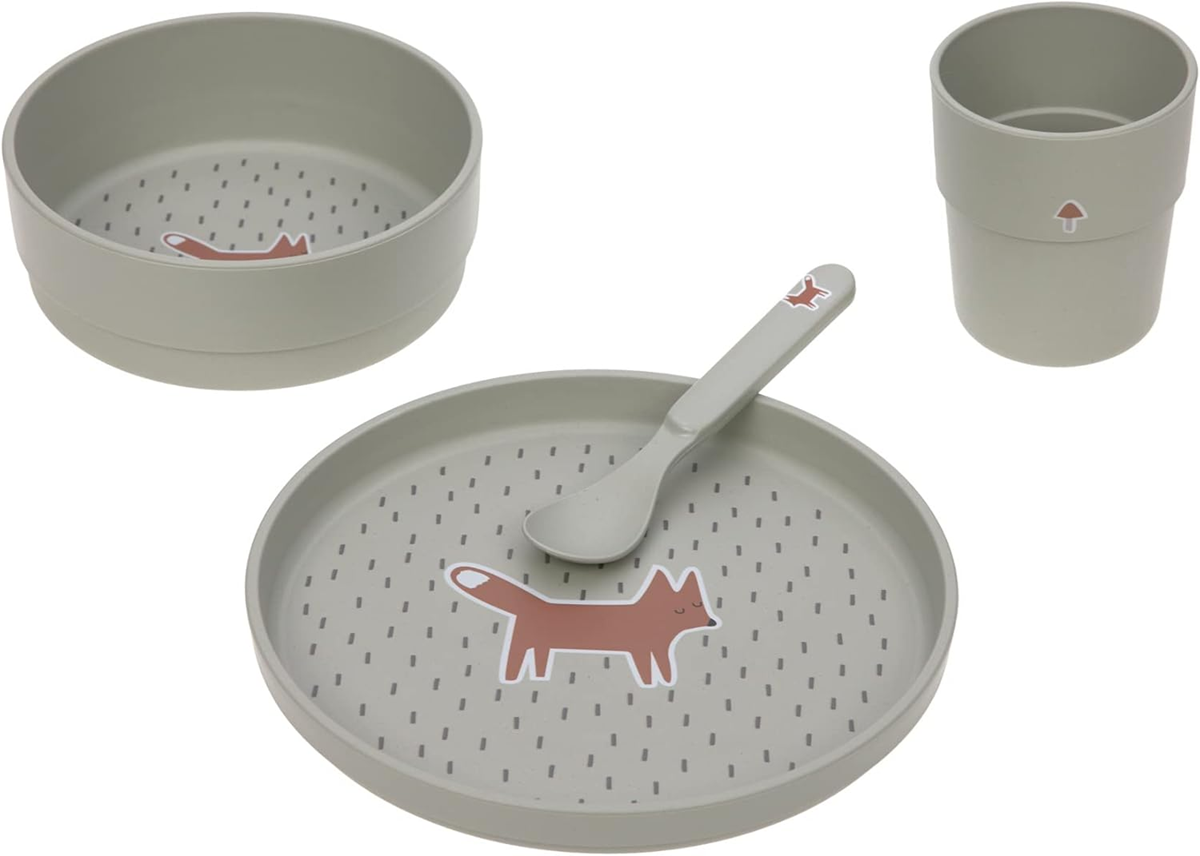 LASSIG Little Forest Fox children's tableware set