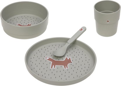 LASSIG Little Forest Fox children's tableware set