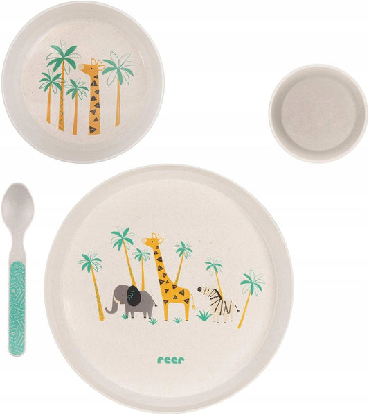 REER set de vaisselle 4 pièces SAFARI
